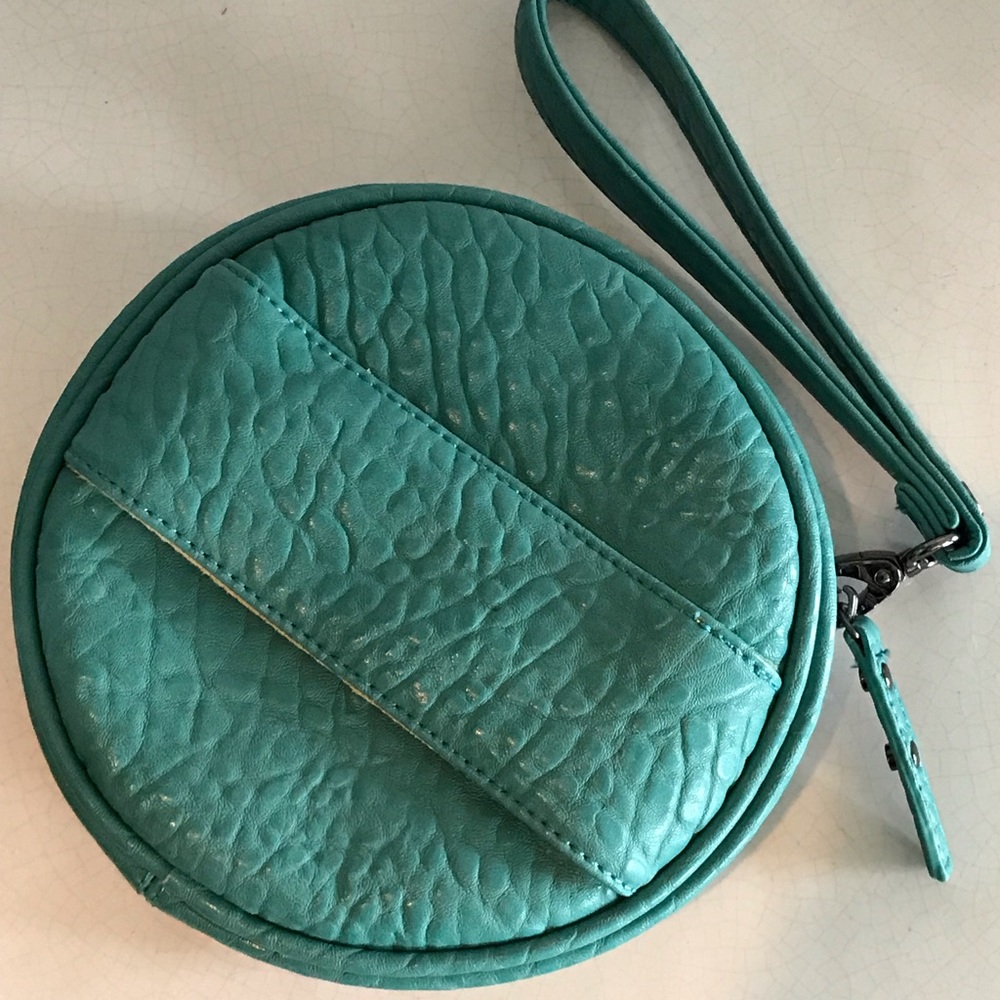 Poverty Flats /Nordstrom Round Wristlet Purse NWOT